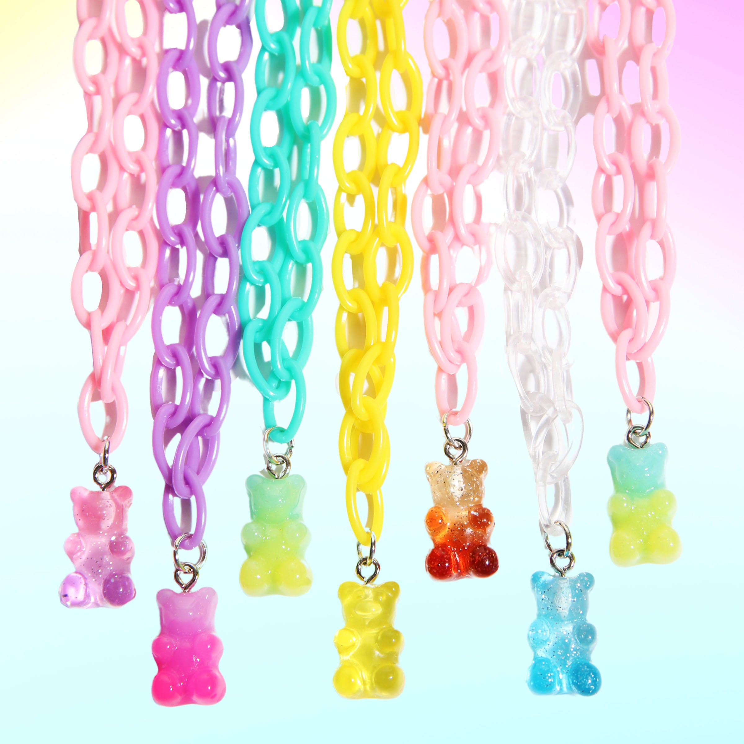 It's A Gummy Bear Kind of World Chain Necklace