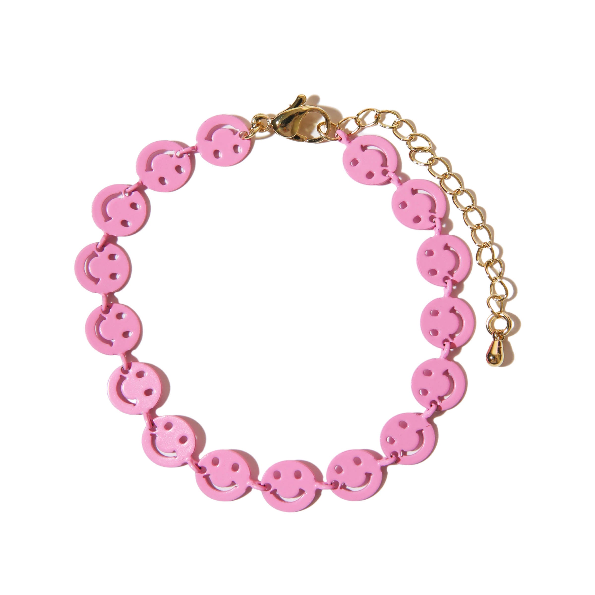 Happiness is Contagious Smiley Face Bracelet